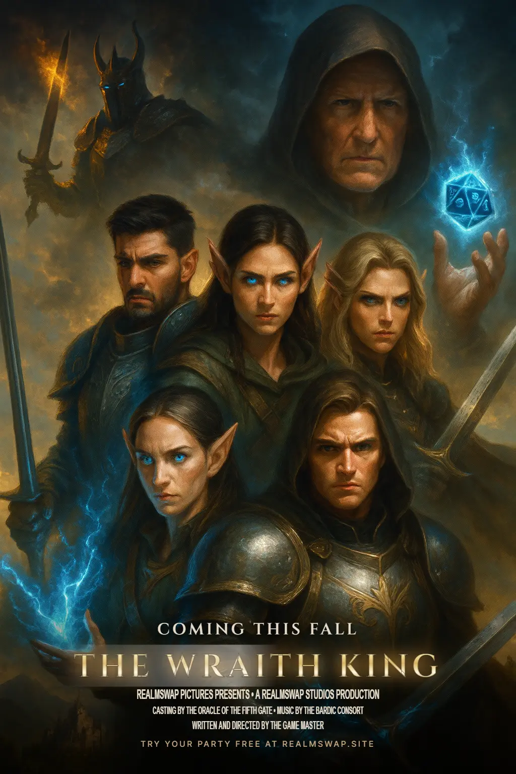 The Wraith King cinematic party lineup poster
